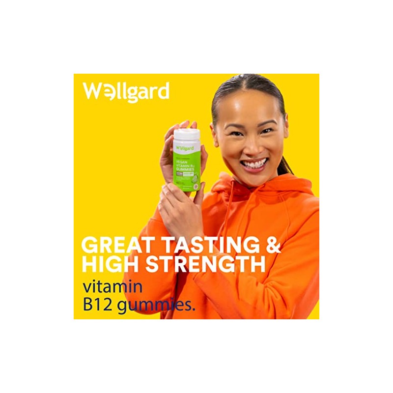 Vegan Vitamin B12 Gummies Wellgard – High Strength B12 Supplement