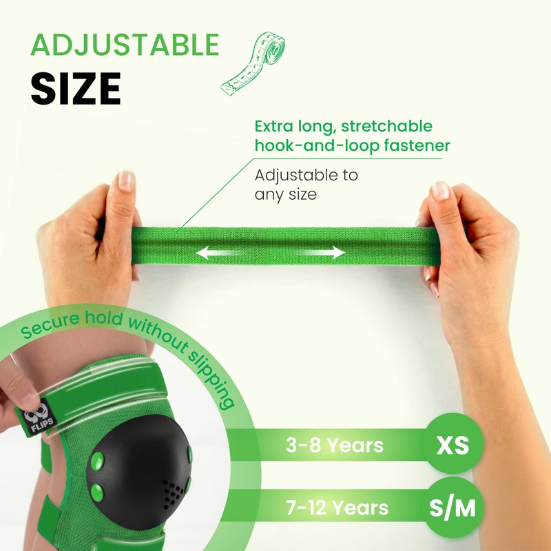 99FLIPS Kids Knee and Elbow Pads for Children - Kids
