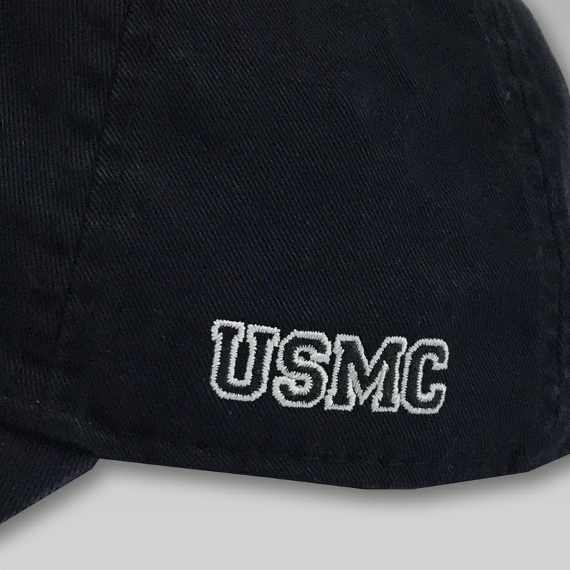 Armed Forces Gear US Marine Corps EGA Twill Hat (Black)
