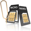 innoGadgets® Nano SIM Adapter Set, Complete Adapter Set for Nano