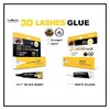 Laflare 3D Lashes Glue, Strip Lash Adhesive, Waterproof, Stronger Eyelash