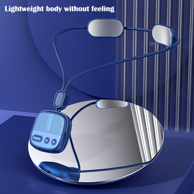 Mini Neck Massager Portable Cervical Spine Massage Device Pulse Hot