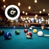 PATIKIL 2-1/4" #8 Ball Billiard Replacement Ball, 2Pcs Pool Table