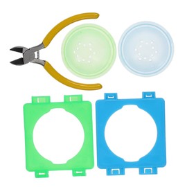 GANAZONO Replaceable Hamster Tunnel End Stoppers DIY Accessory Tube Connector Hamster Tunnel Board Replacement Pet-Friendly