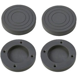 LVELECTRICS 4X ANTI VIBRATION LEG STOPPER RUBBER FEET CAP COMPATIBLE WITH LG WASHING MACHINE 4620ER4002B