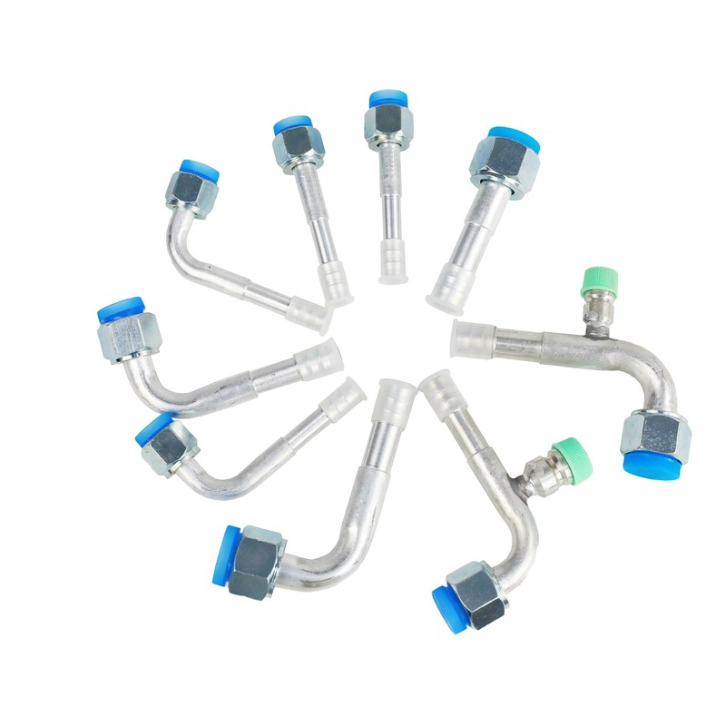 Wisepick 9PCS Air Conditioning #6#8#10 AC Fitting Set Female Oring