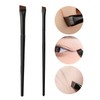 ChasCoCo Eyeliner Brush, Makeup Brush, 2 Pieces, Eyebrow Brush Set,