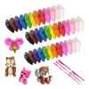 Foami Moldeable Plastilina Arcilla Manualidades 36 Piezas Blanco