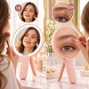 LED Makeup Mirror with Magnification – Rechargeable Lighted Vanity Mirror