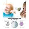 Bakpoco 8" Stainless Steel Baby Suction Plate, Toddler Plates with