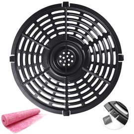 3.7QT Air Fryer Replacement Grill Pan, 8.07IN Upgraded Double-layer Nonstick Coating Air Fryer Grill Crisper Plate, Air Fryer Tray Rack for Gowise USA Crux Chefman Air Fryers, Dishwasher Safe