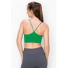 Kurve Women's Sports Bra Cami - Seamless Built-in Shelf Padded