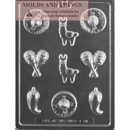Cinco De Mayo candy mold With Copyrighted Candy Making Instruction