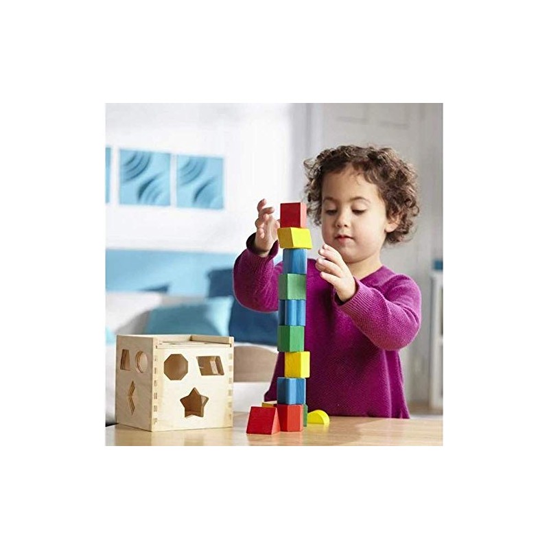 Melissa & Doug Shape Sorting Cube (Set of 6)