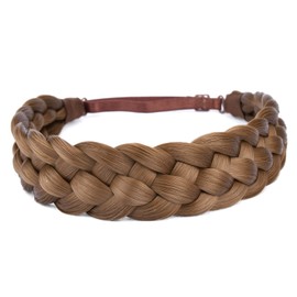 Gledola 5 Strands Synthetic Hair Braided Headband Hair Braided Headband (Medium Brown)