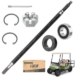 10L0L Golf Cart Rear Spline Axle Shaft for Yamaha G16 G19 G22 G27 (1996-2008) Models, Passenger Side (Long) OEM# JR1-G6512-00-00