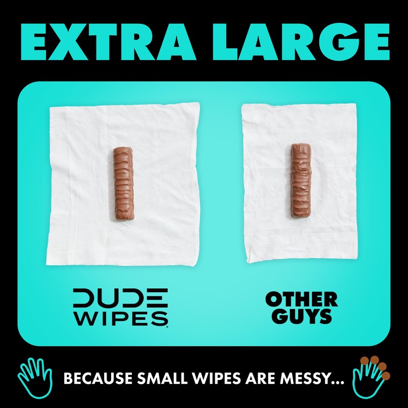 DUDE Wipes - Flushable Wipes - 1 Pack, 48 Count