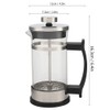 Stainless Steel Glass Coffee Pot French Press Filter Pot Household