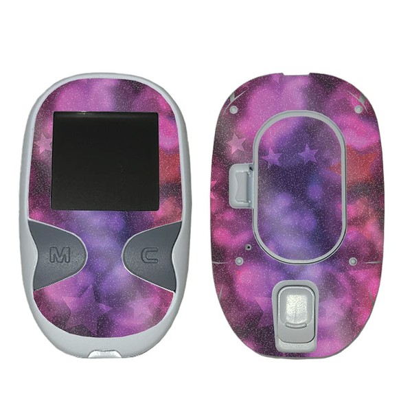 MightySkins Glossy Glitter Skin Compatible with Care Touch Glucose Meter