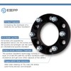 ECCPP 5x5.5 to 5x5 Wheel Spacers Adapters 1.5" (38mm) 5x5.5