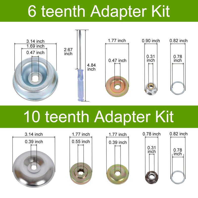 Dunhil Metal Brush Cutter Blade for Weed Eater, Cutter, Trimmer