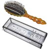 Y.S. Park Luster Aerozaurus Paddle Cushion Eco Styler Hair Brush,