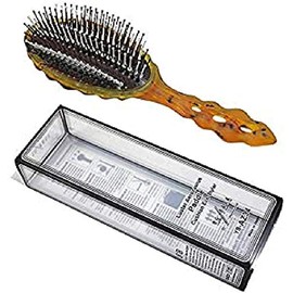 Y.S. Park Luster Aerozaurus Paddle Cushion Eco Styler Hair Brush, Amber, 0.13 kg