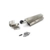 COMPONENT HARDWARE KEIL W94 SATIN STAINLESS STEEL CONCEALED Mount HYDRAULIC