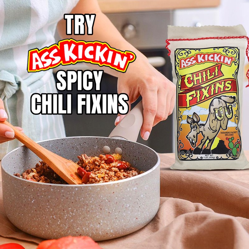ASS KICKIN' Chili Fixins - 1 Pack 16oz. - Premium