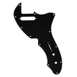 Guitar Anatomy Telecaster Thinline Pickguard Scratch Plate Fits Fender 69 RI USA - Black