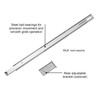 LONTAN 2 Pcs Center Mount Drawer Slides Bottom Mount for