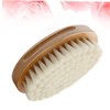 Ipetboom Bathroom Scrubbing Brush Wooden Baby Hair Brush 1pc Bath