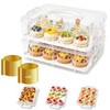 YFEEN Cupcake Carrier with Lid and Handle 24 Hole with