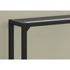 Monarch Specialties I Accent Table-42 L Tempered Glass Hall Console,