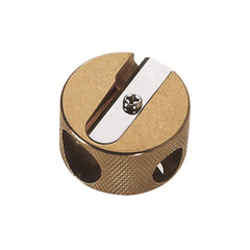 M + R 706021000 Sharpener Round Double Brass Gift Box