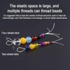 Strong Elastic Crystal Beading Cord Elastic Bracelet String Cord 1mm