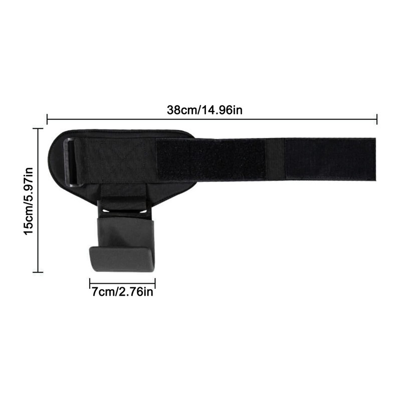 Eight Lifting Hooks Heavy Duty Lifting Wrist Straps for Pull