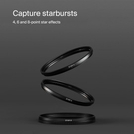 Urth 52 mm Star Lens Filter Kit 4,6,8 Points