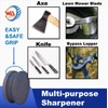 4" Dual Grit Axe/Hatchet Silicon Carbide Sharpener Multipurpose Sharpening Stone