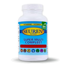Seuren Nutrients Super Multi Compleet Multivitamins 30 Tablets Men & Women Gluten Free Lactose Free Sugar Free (100% Natural) High Dose Multivitamins