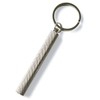 TABARAT Toothpick Case, Key Ring, Key Chain, Brass, Silver, Made