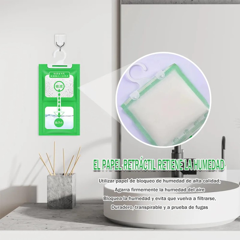 Blosas Para Absorber La Humedad Eliminador Olores Antimoho