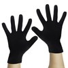 Jesiah Black Cotton Gloves, Soft Thermal Cotton Gloves for Dry