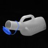 1 x PP Male Urinal Bottle (Milky) with Cap, Male