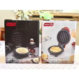 DASH 2 PACK Dash Mini Waffle Maker Individual Hash Browns Keto Chaffles 4” Holloween