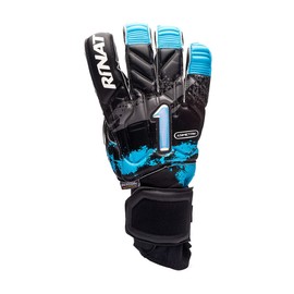 Rinat ASIMETRIK Prime PRO Goalkeeper Glove, Black/Blue/Grey, 11