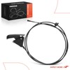 A-Premium Front Hood Latch Release Cable with Handle Compatible with