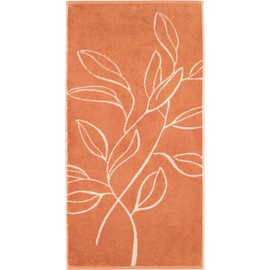Cawö Home Hand Towels Atelier Floral 6239 Copper 33 Hand Towel 50 x 100 cm