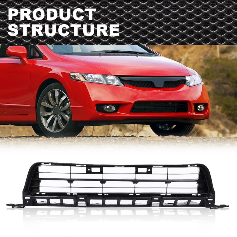 CROSSDESIGN Lower Bumper Cover Grille Compatible with 2009 2010 2011
