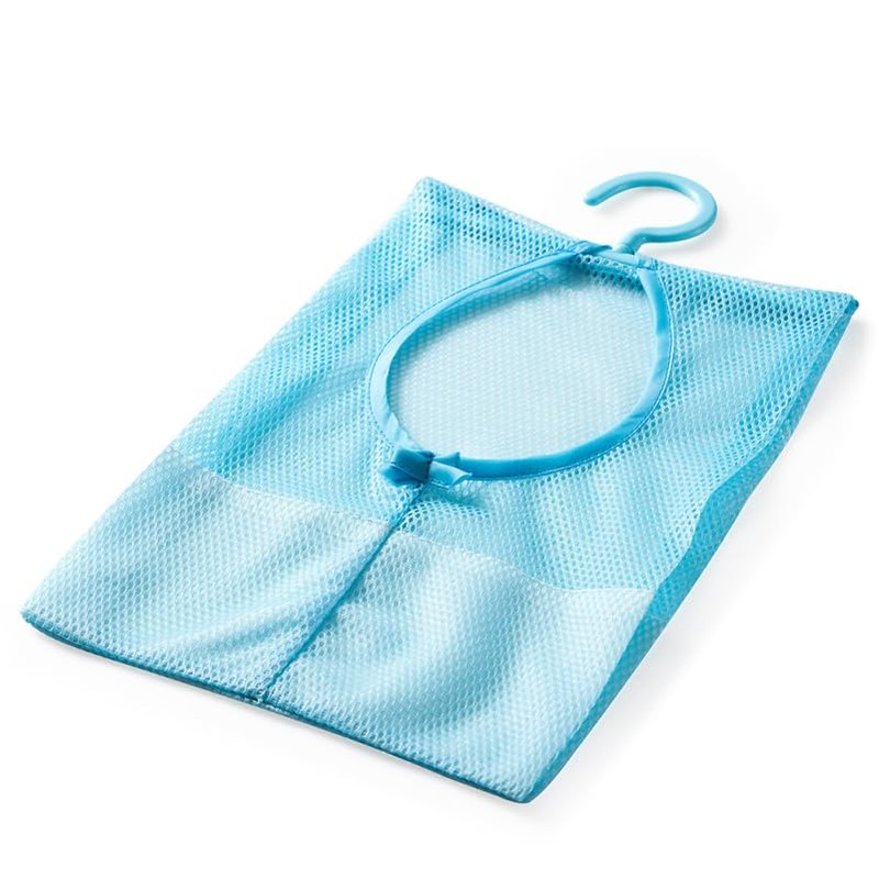 MAGICLULU 2pcs Mesh Clothespins Bag Clothes Drying Bag Bathroom Mesh